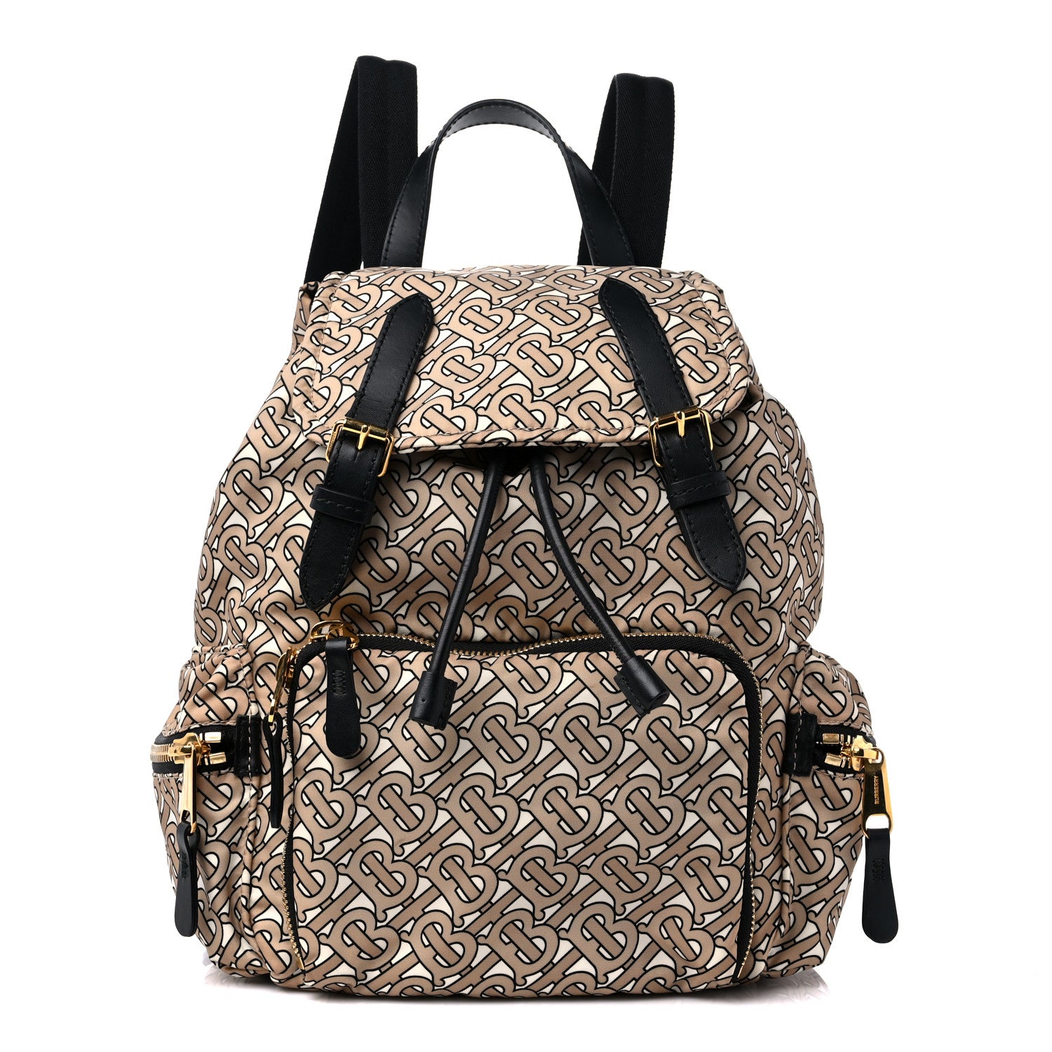 Burberry Nylon Monogram Medium Rucksack Backpack Beige 1326232 ...
