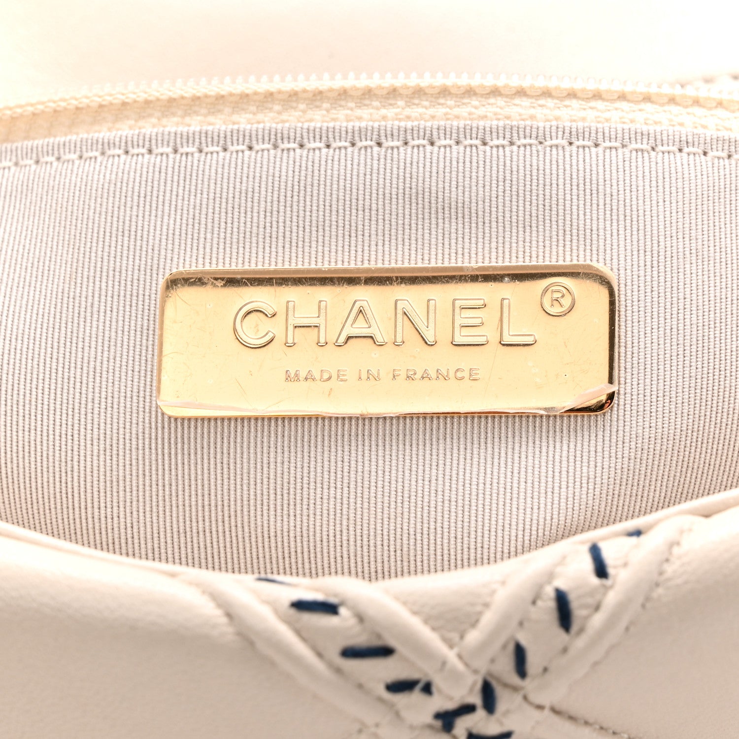 Chanel Lambskin Mixed Fibers Quilted Medium Chanel 19 Flap Beige 6 of 10