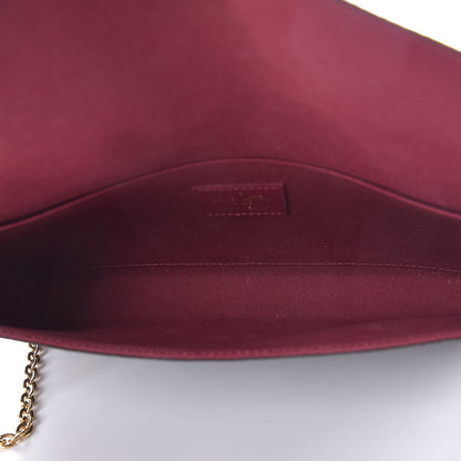 Louis Vuitton Monogram Pochette Felicie Chain Wallet Fuchsia 5 of 11