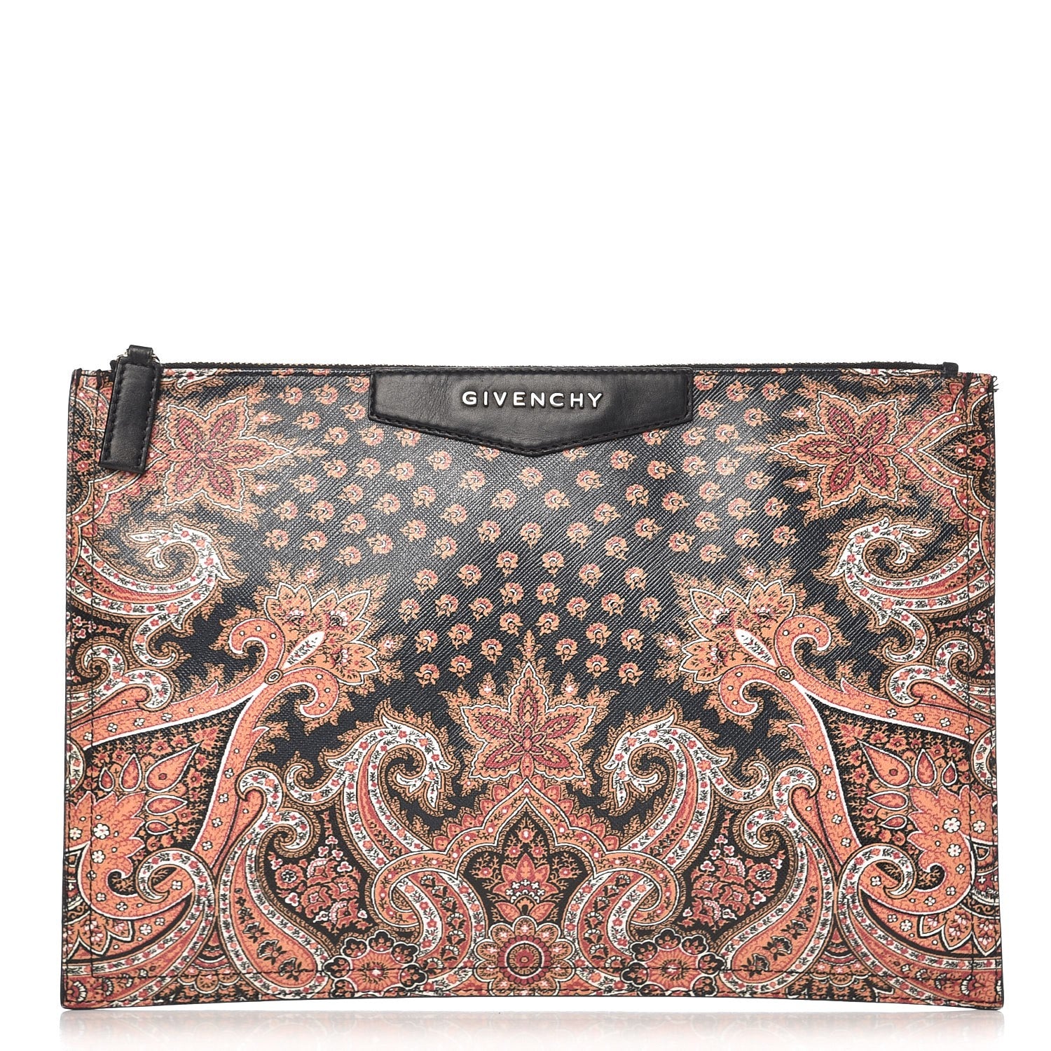 Givenchy Saffiano Paisley Print Medium Antigona Pouch 1 of 7