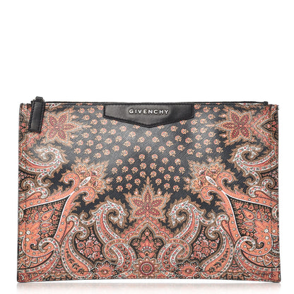 Givenchy Saffiano Paisley Print Medium Antigona Pouch 1 of 7