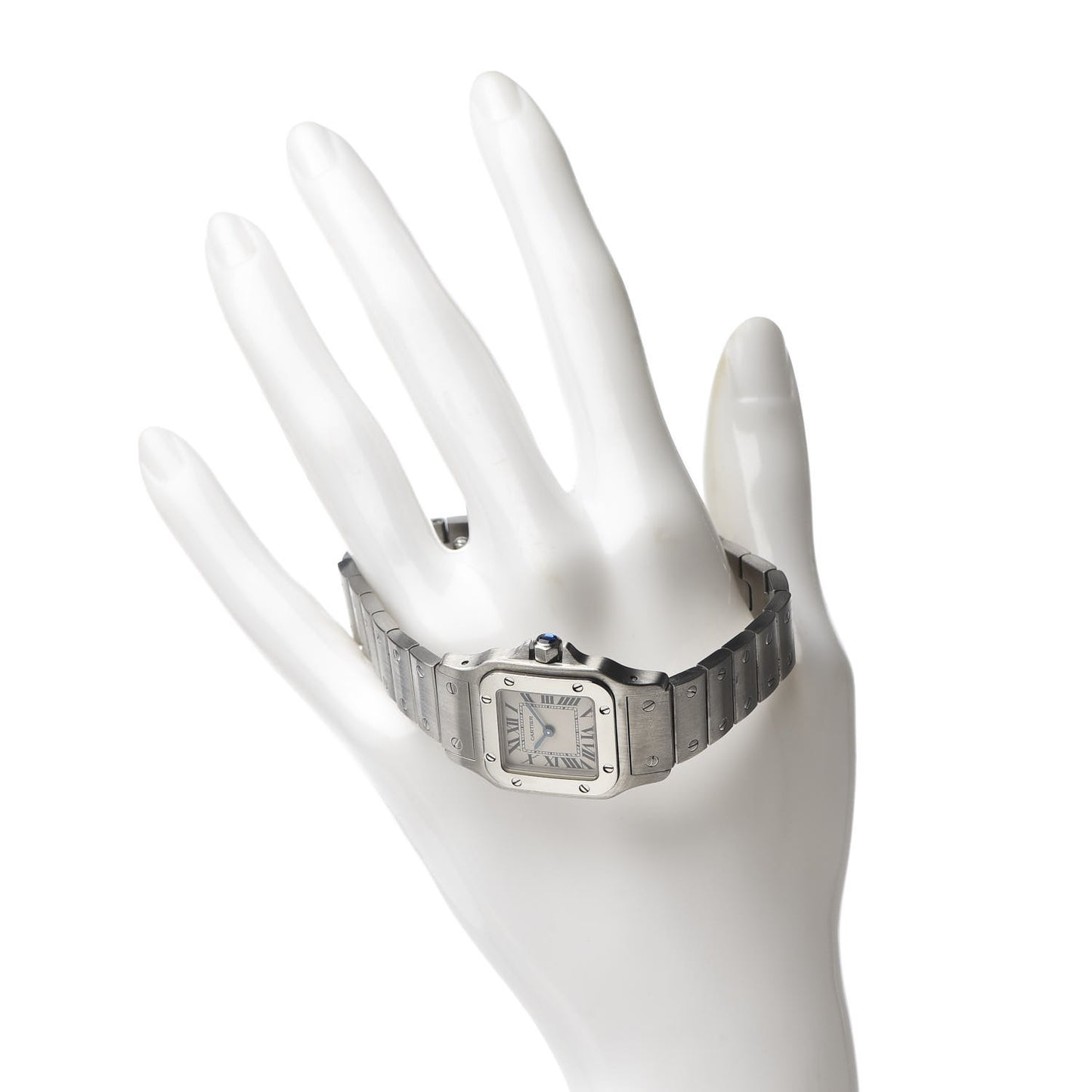 Stainless Steel 24mm Santos de Galbee Quartz Watch