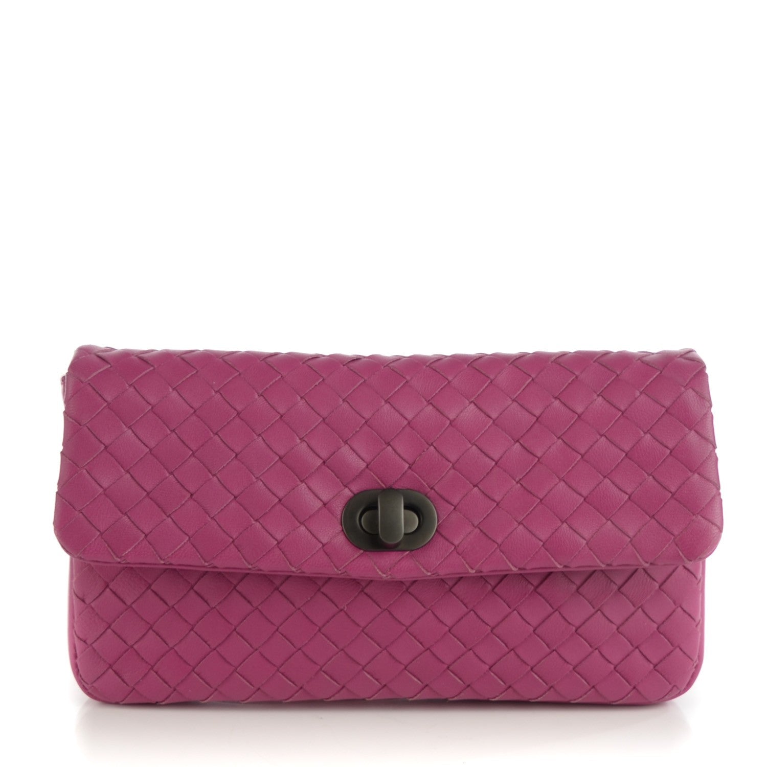 Bottega Veneta Nappa Intrecciato Clutch Ametista 1 of 8