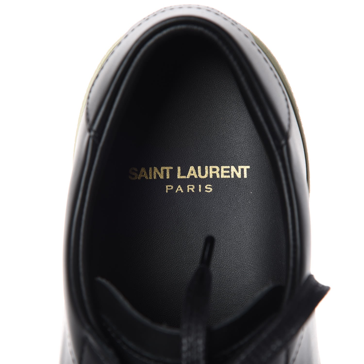 Saint Laurent Calfskin SL/06 Classic Court Sneakers 36 Black 5 of 8