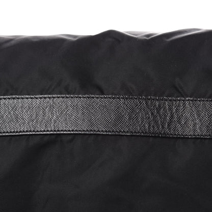Prada Nylon Vela Messenger Bag Black 7 of 17