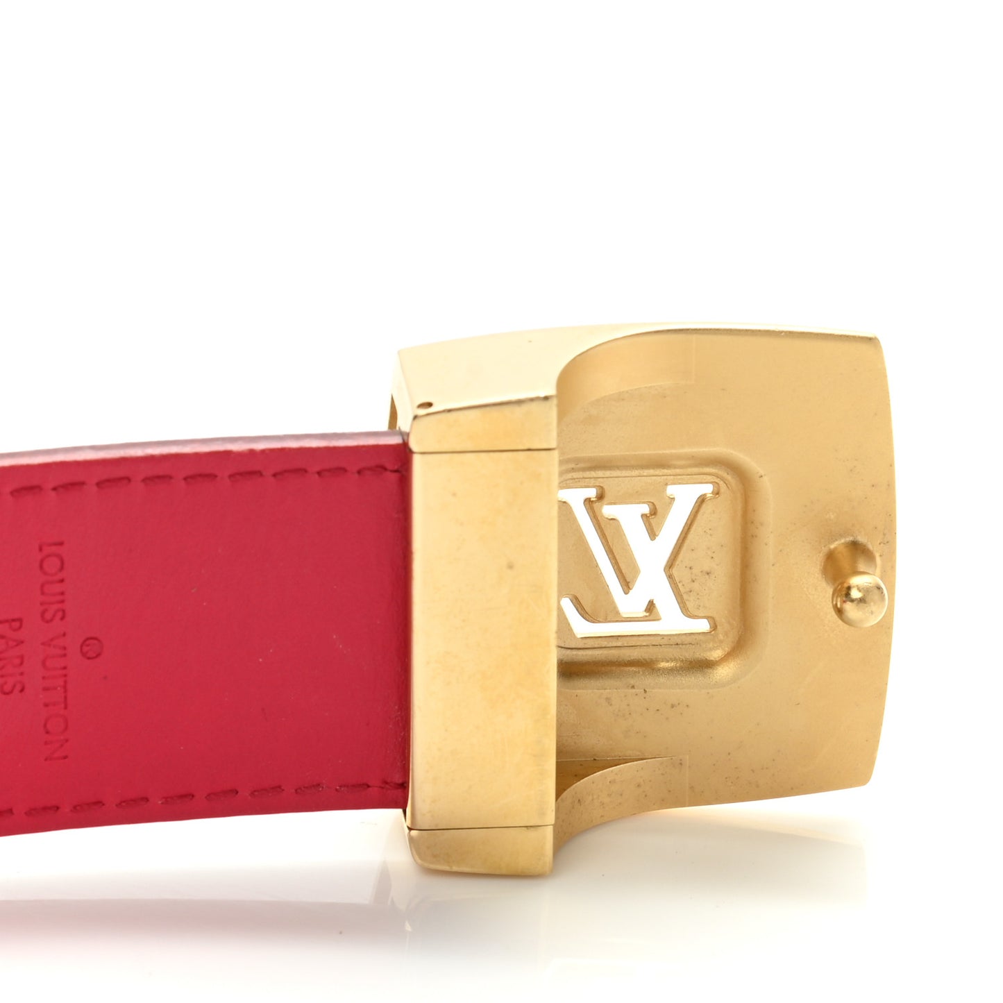 Monogram Multicolor LV Cut Reversible Belt 80 32 White Grenade