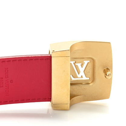 Louis Vuitton Monogram Multicolor LV Cut Reversible Belt 80 32 White Grenade 4 of 6