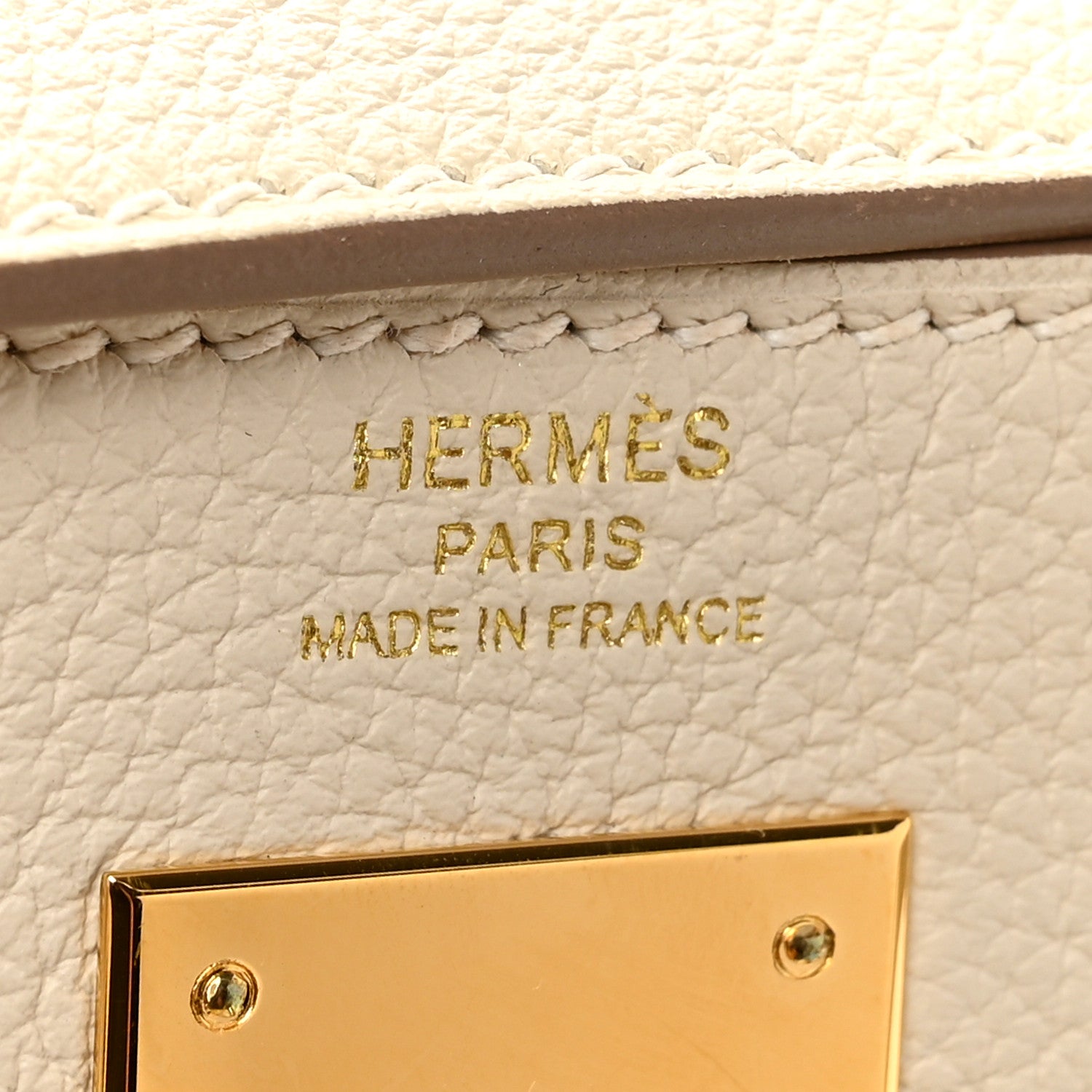 Hermes Togo Kelly Retourne 28 Craie 6 of 13