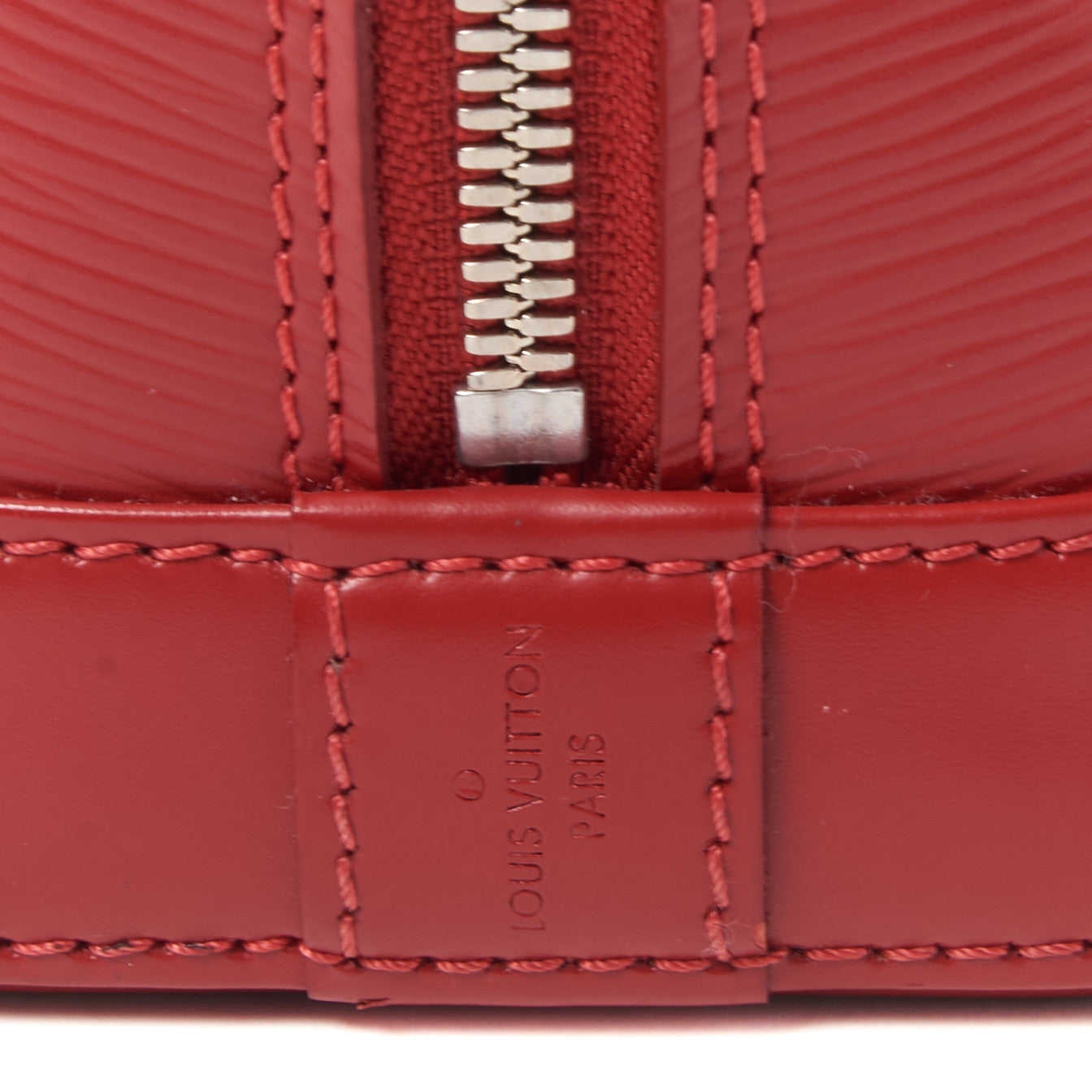 Louis Vuitton Epi Alma BB Carmine 7 of 7
