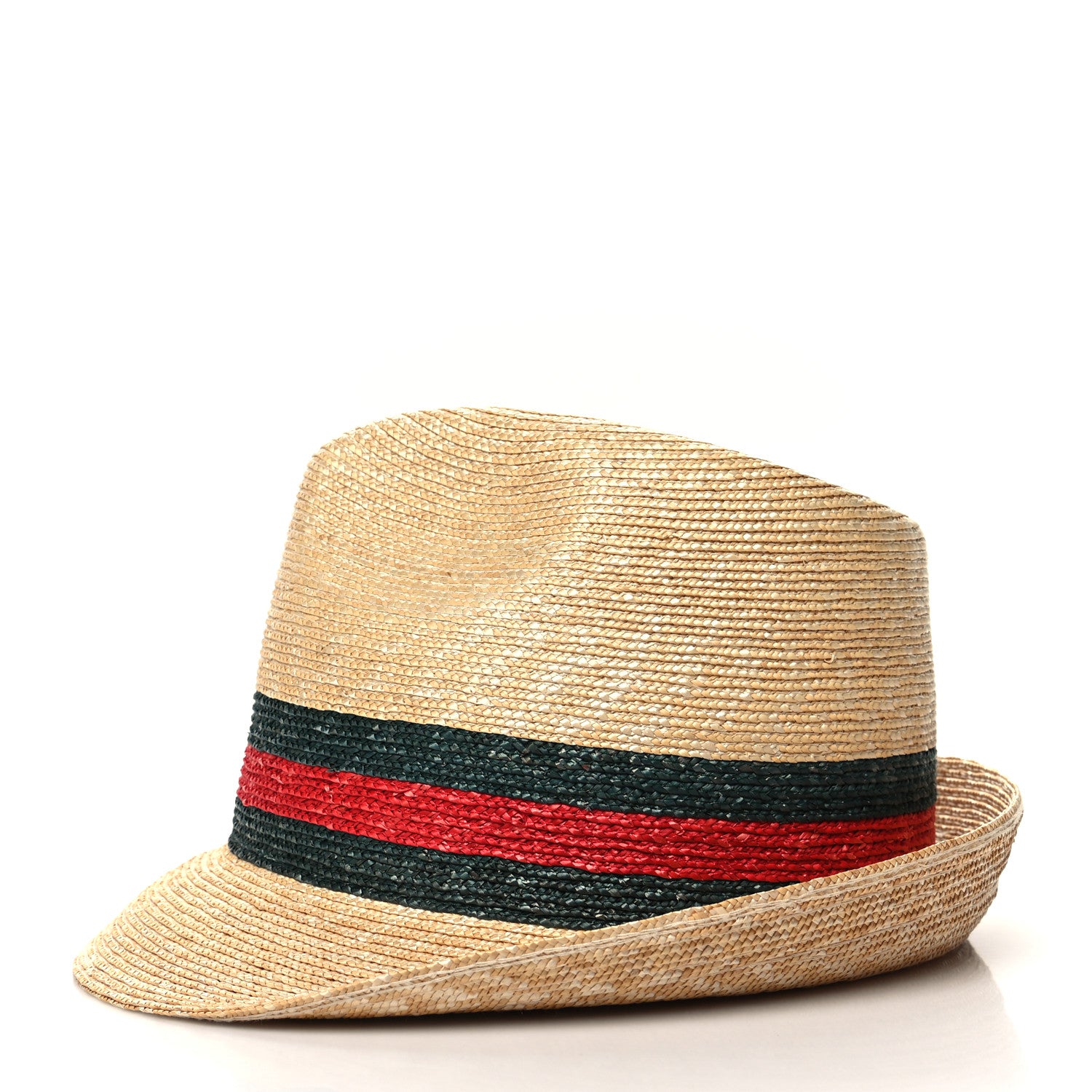 Gucci Abaca Straw Web Fedora Hat M 5 of 8