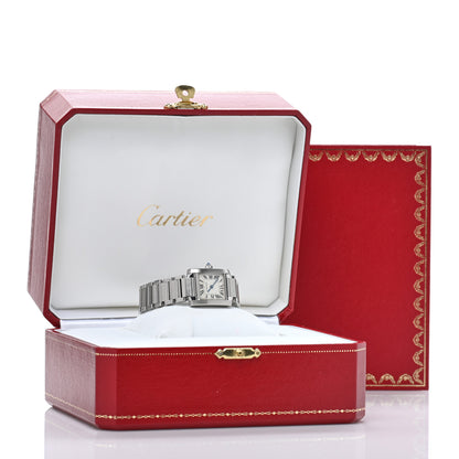 Cartier Stainless Steel 20mm Tank Francaise Quartz Watch 5 of 5