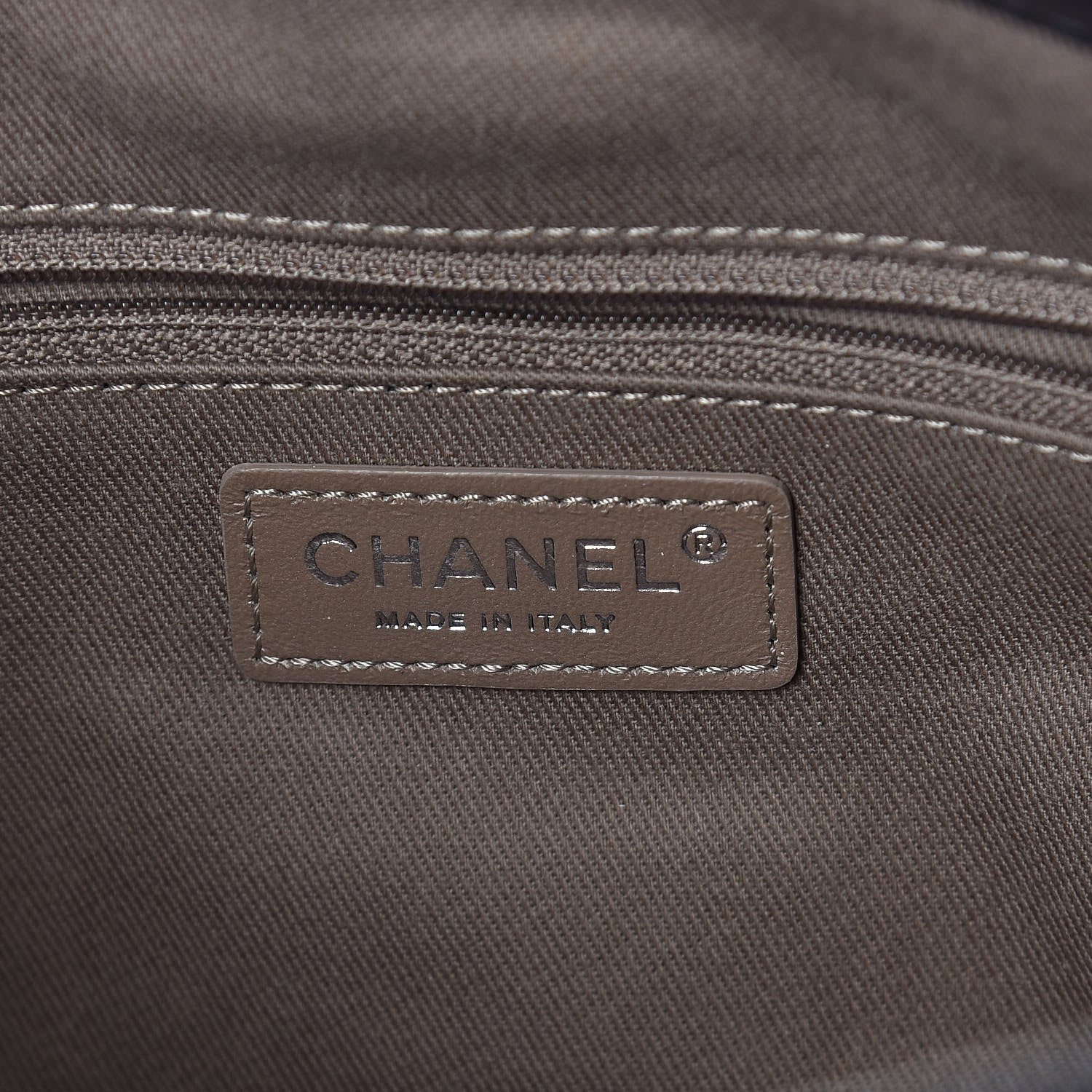 Chanel Calfskin Pony Hair Fringe Bowling Bag Brown 6 of 9