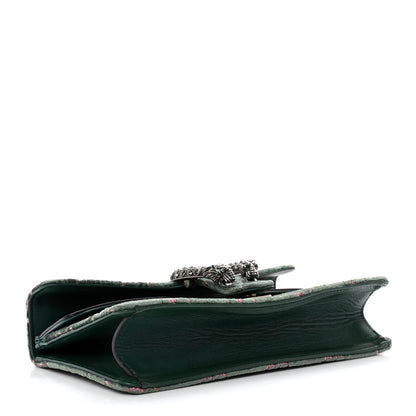 Gucci Velvet Moon Calfskin Crystal GG Monogram Small Dionysus Shoulder Bag Avio Dusty Pink Black Diamond 3 of 9