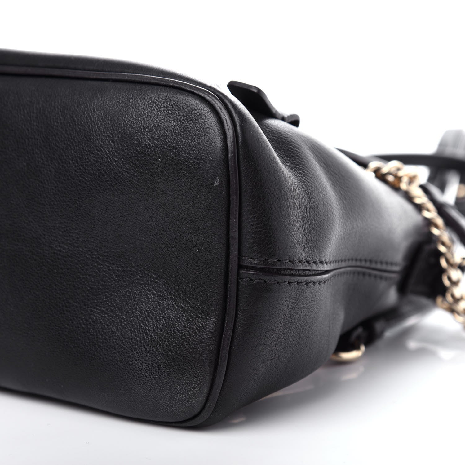 Chloe Suede Calfskin Mini Faye Backpack Black 9 of 10