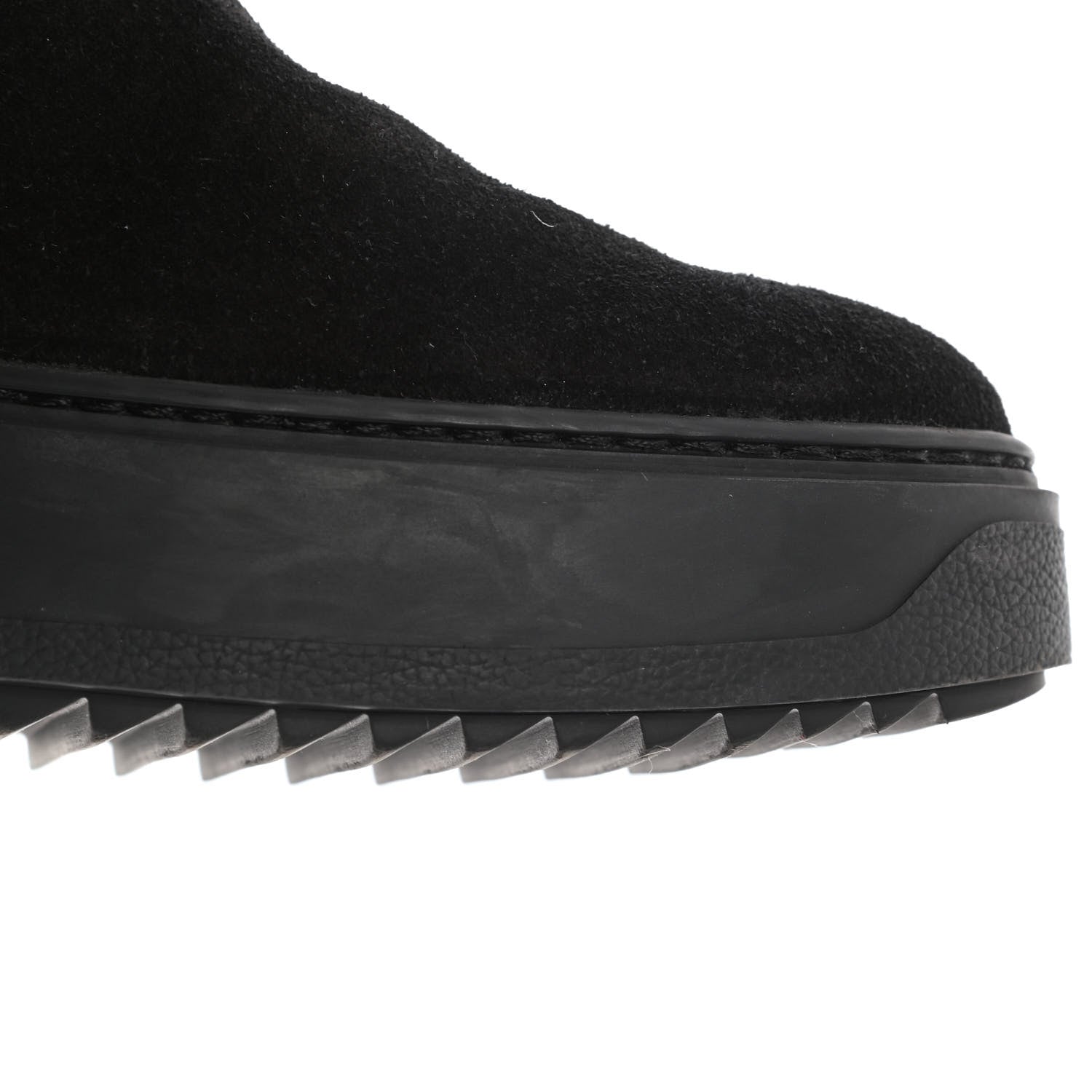 Louis Vuitton Suede Calfskin Shearling Snowdrop Flat Ankle Boot 37.5 Black 12 of 13