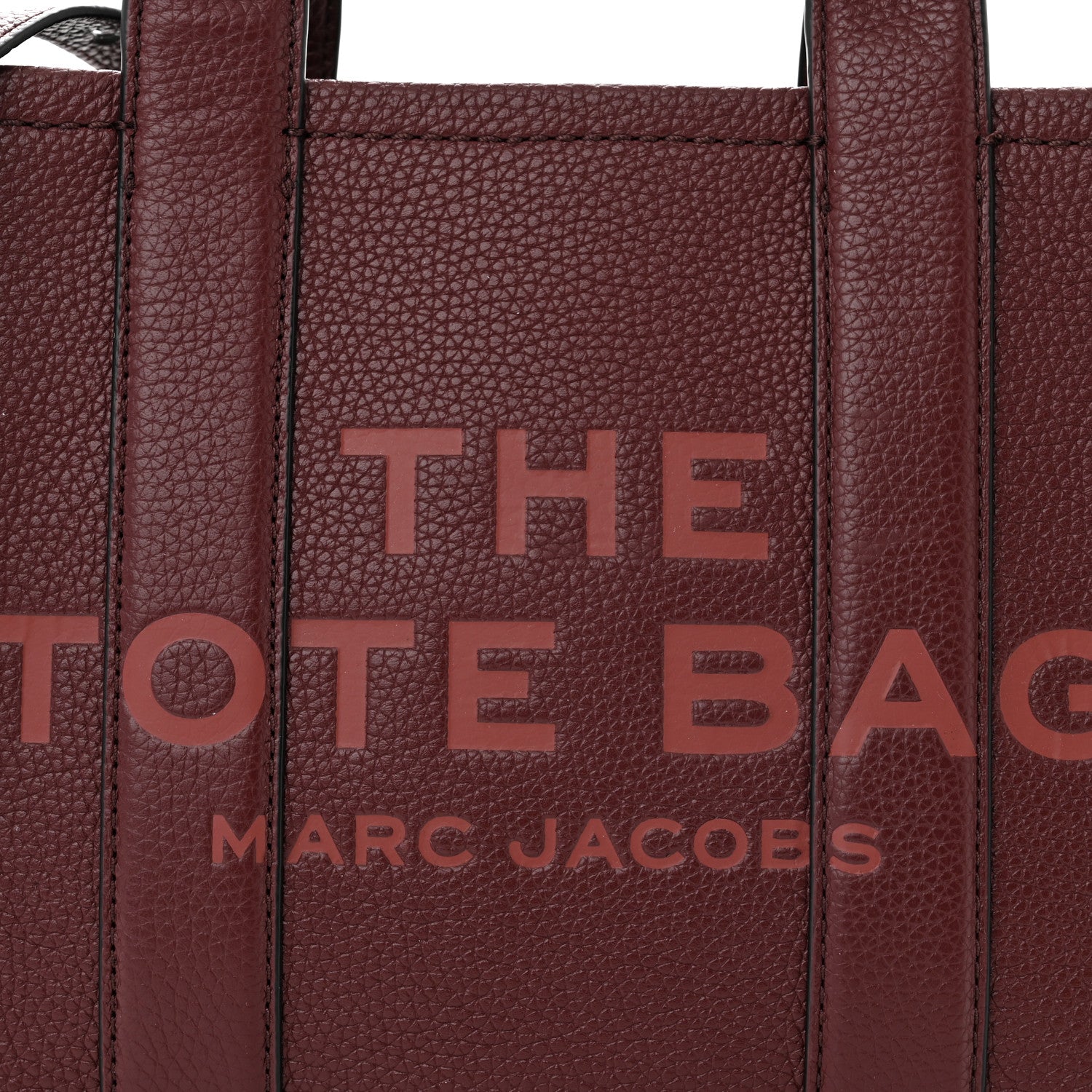 Marc Jacobs Grained Calfskin Small The Tote Bag Chianti 8 of 10