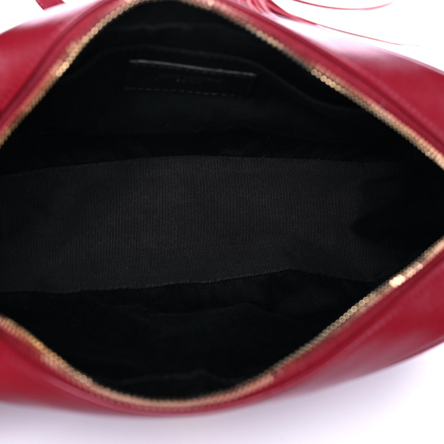 Saint Laurent Calfskin Matelasse Monogram Lou Camera Bag Red 5 of 14