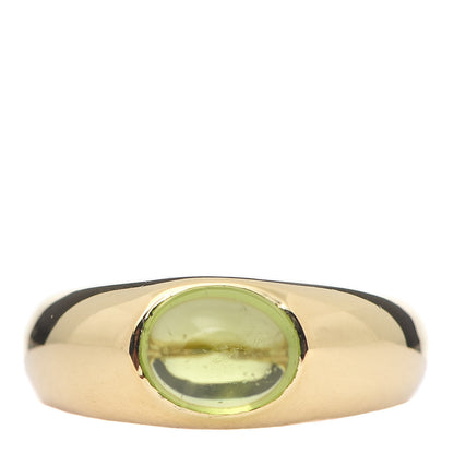 Tiffany 18K Yellow Gold Peridot Ring 56 7.5 1 of 5