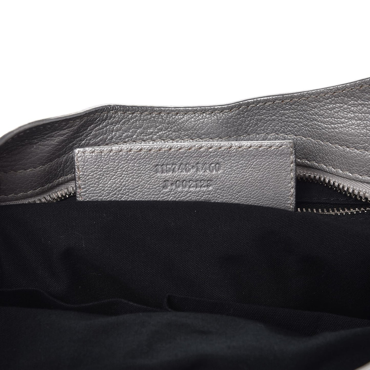 Pearlescent Goatskin Classic Palladium Hardware City Gris Gris Light
