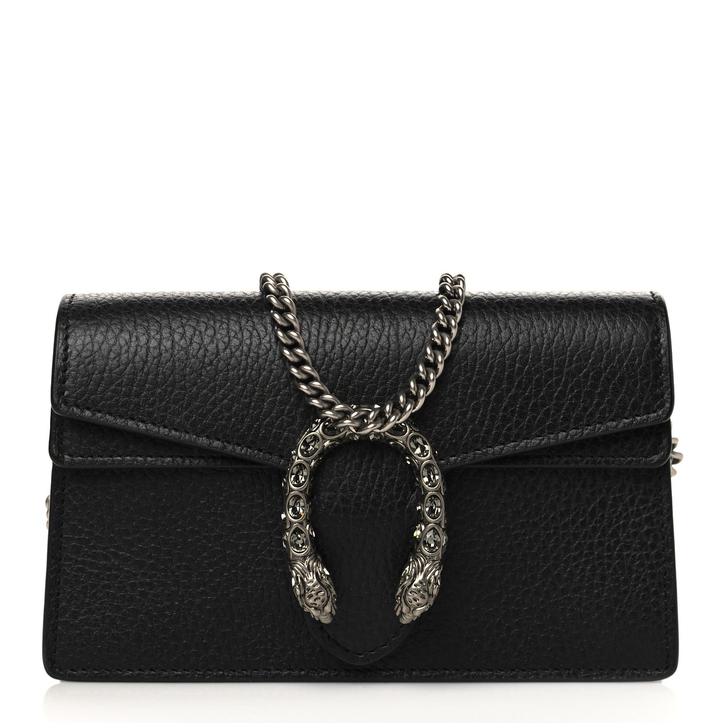 Calfskin Super Mini Dionysus Shoulder Bag Black