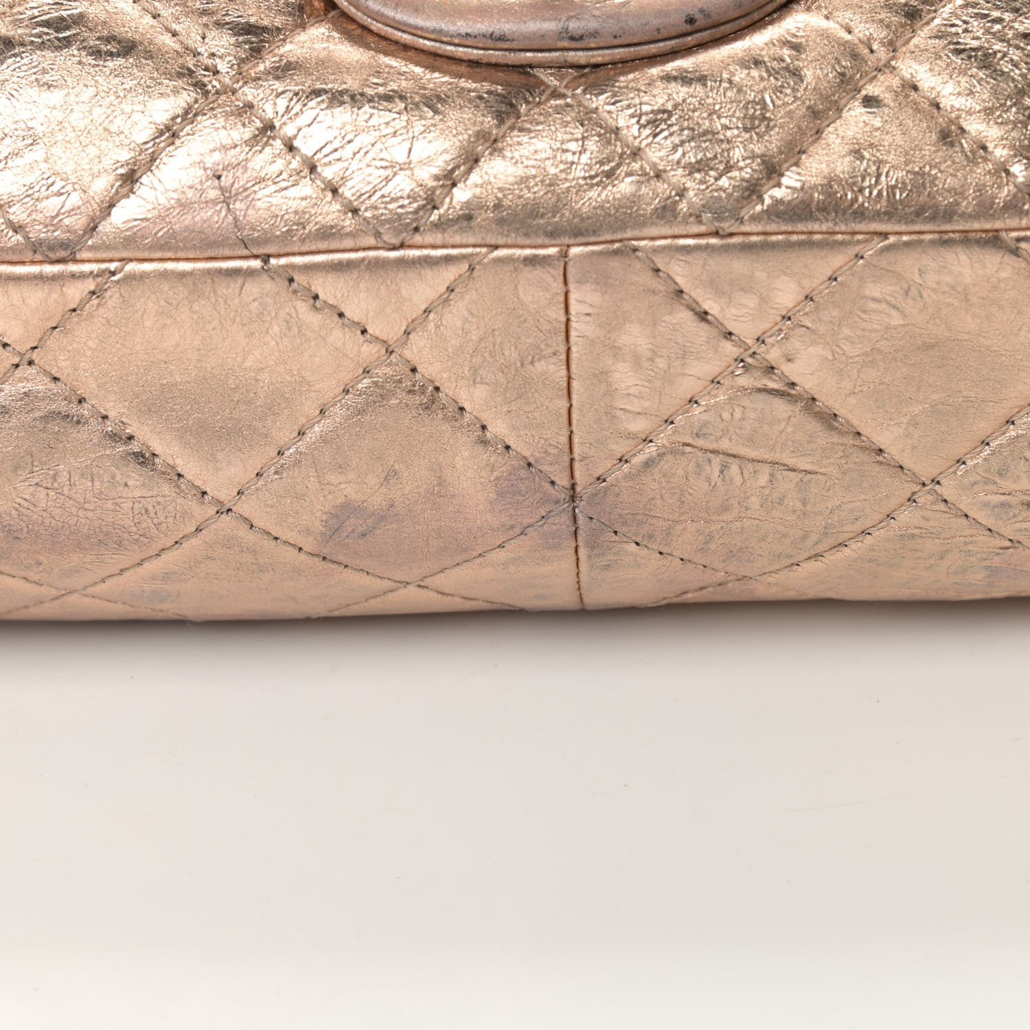 Chanel Metallic Aged Calfskin Quilted 2.55 Reissue 227 Flap Gold 22 of 22