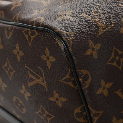 Louis Vuitton Monogram Macassar Keepall Bandouliere 55 10 of 10