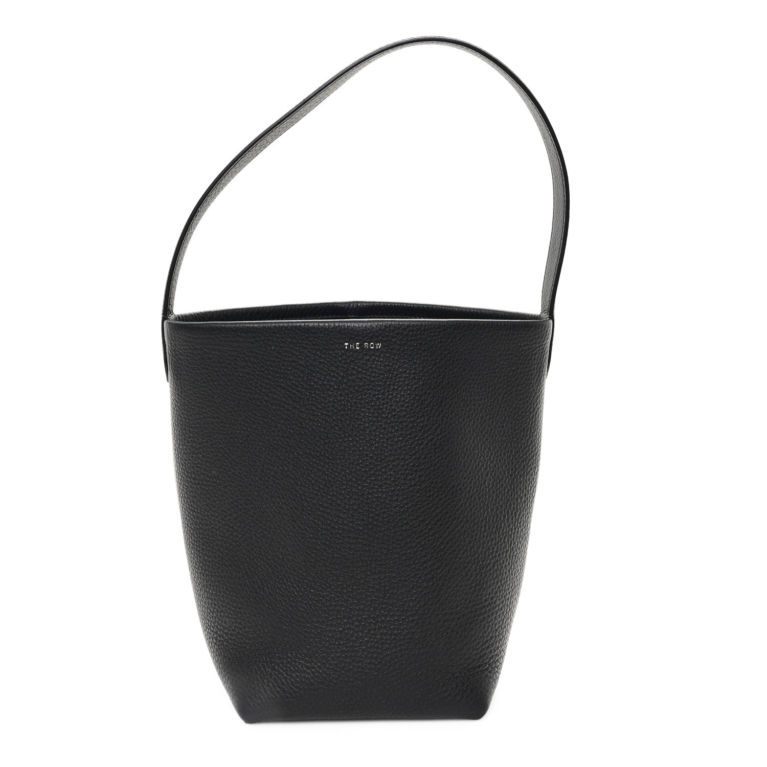 The Row Grained Calfskin Small N/S Park Tote Black 1 of 9