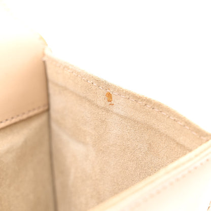Saint Laurent Smooth Calfskin Classic Monogram Cassandre Clutch Nude 12 of 16