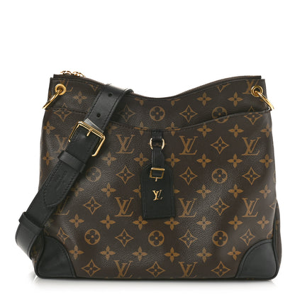 Louis Vuitton Monogram Odeon MM Black 1 of 11