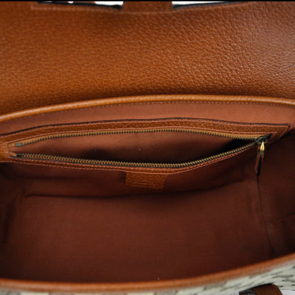 Gucci Monogram Bamboo Bullet Satchel 7 of 9
