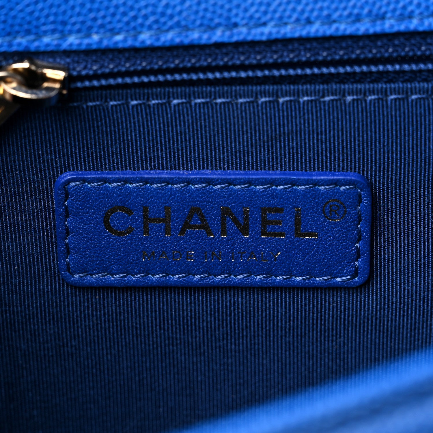 Chanel Caviar Quilted Medium Sunset On The Sea Flap Blue 6 of 15