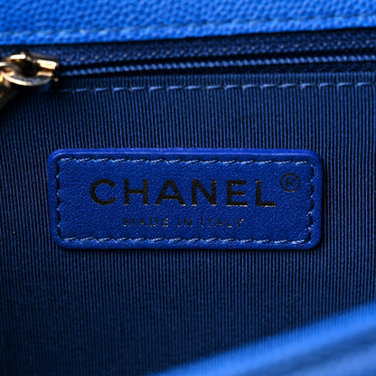 Chanel Caviar Quilted Medium Sunset On The Sea Flap Blue 6 of 15