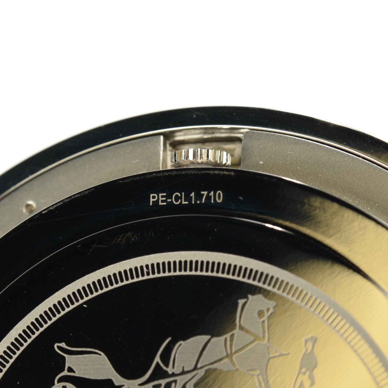 Hermes Stainless Steel 48mm Clipper Travel Clock 6 of 9
