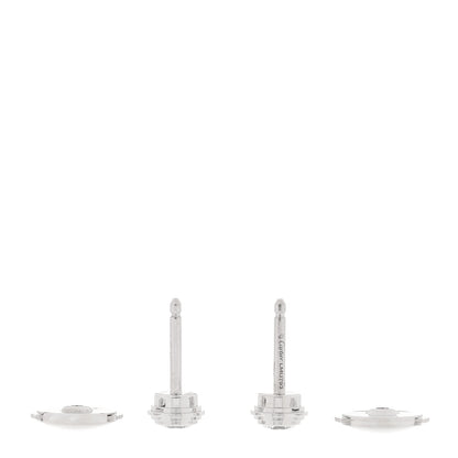 Cartier 18K White Gold Diamond MM D'Amour Earrings 3 of 5
