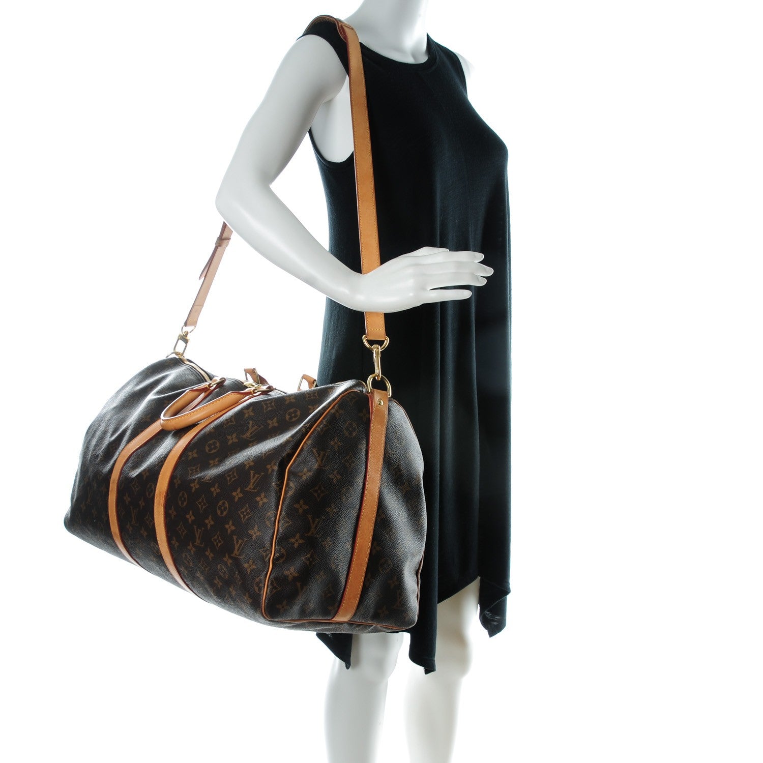 Louis Vuitton Monogram Keepall Bandouliere 55 2 of 12