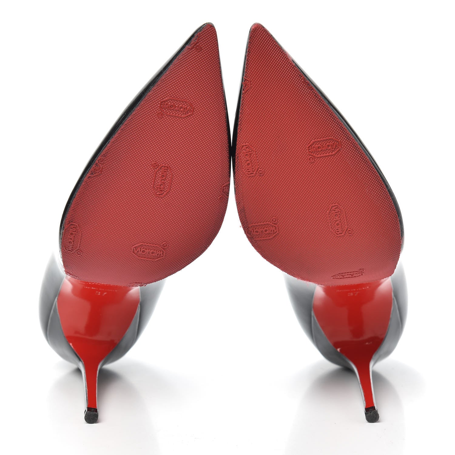 Christian Louboutin Patent Decollete 554 100 Pumps 37 Black 7 of 7