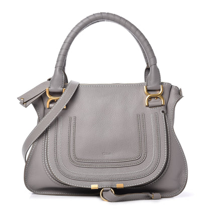 Chloe Calfskin Medium Marcie Satchel Cashmere Grey 1 of 10