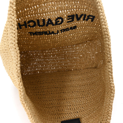 Saint Laurent Raffia Rive Gauche Tote Natural 5 of 10