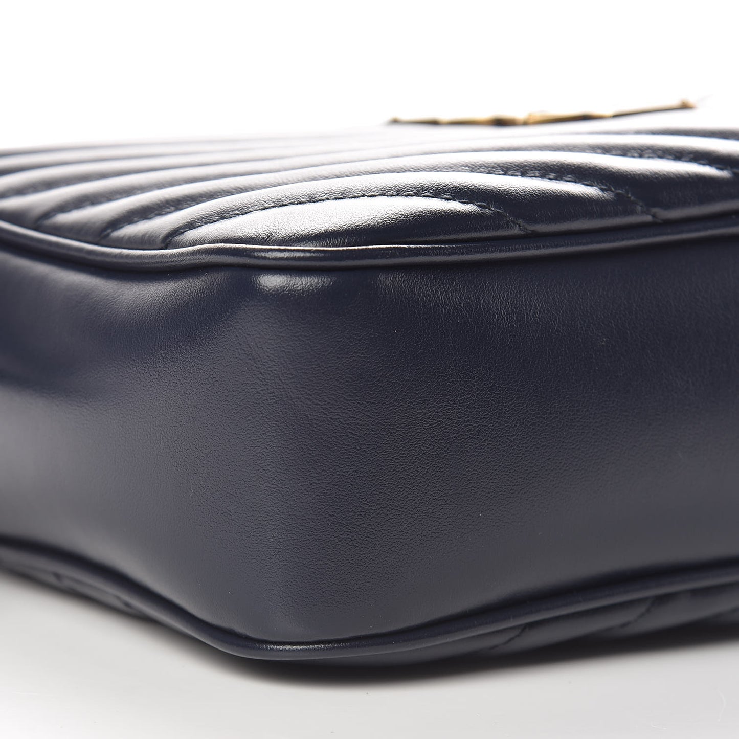 Calfskin Matelasse Monogram Lou Camera Bag Navy