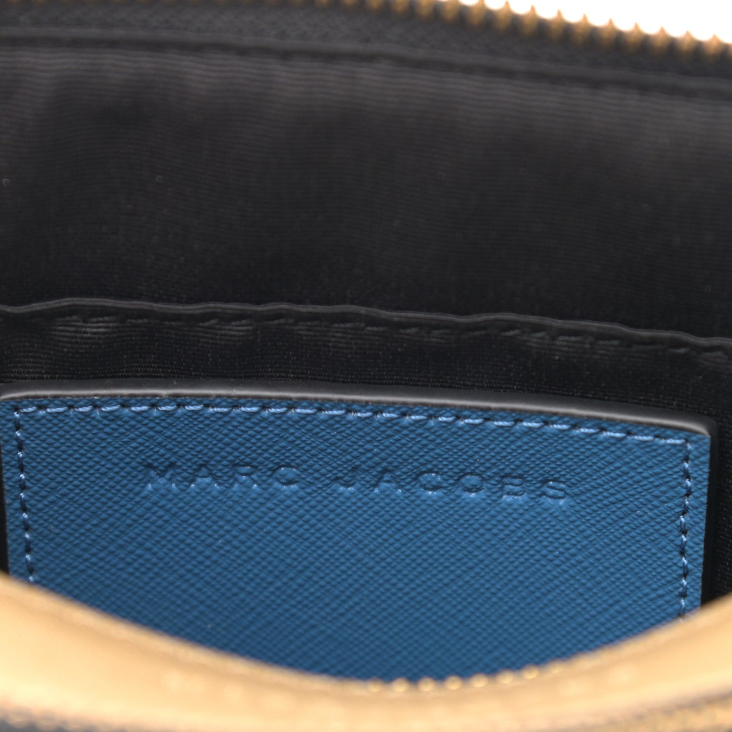 Saffiano Small Snapshot Camera Bag Blue