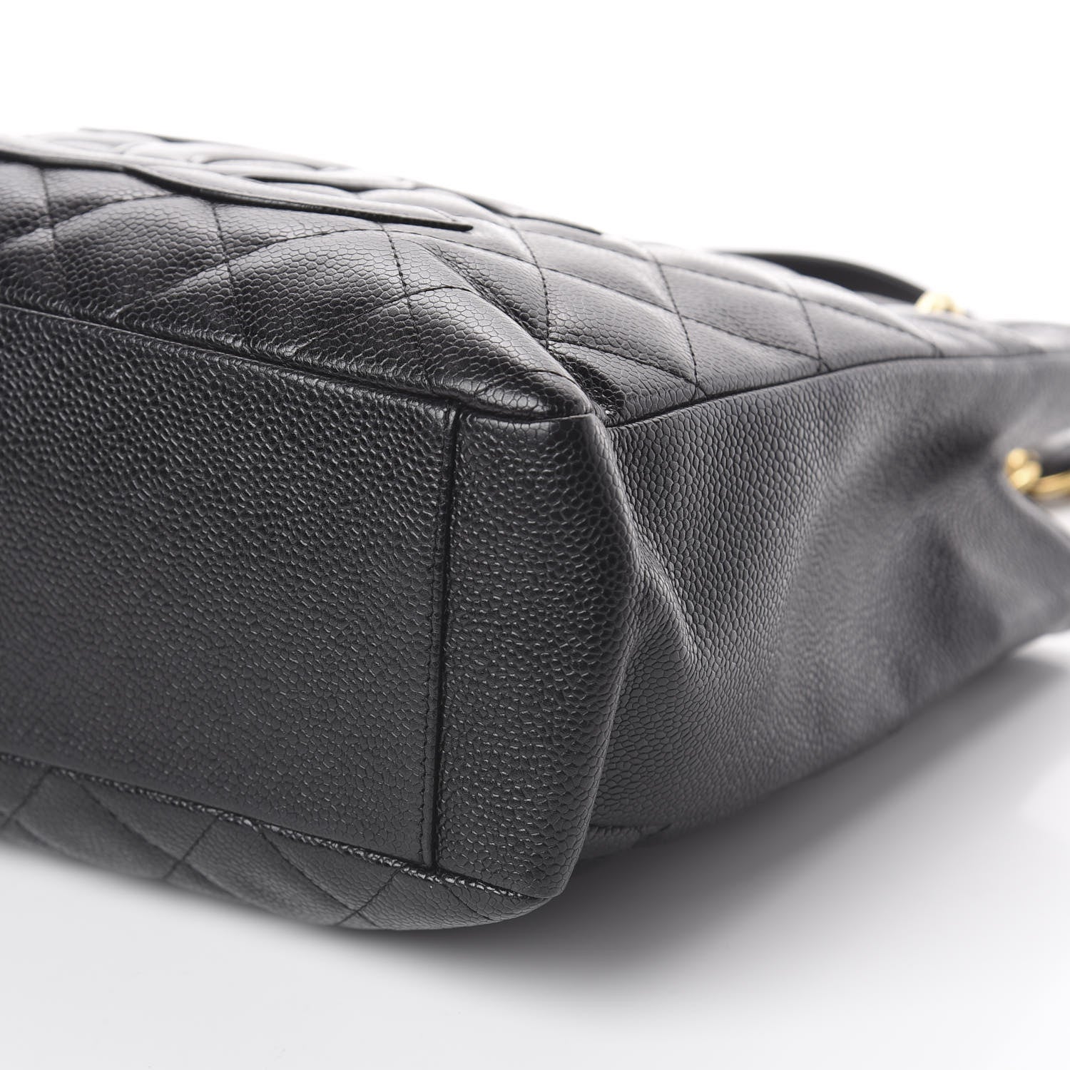 Chanel Caviar Quilted Petit Shopping Tote PST Black 9 of 9