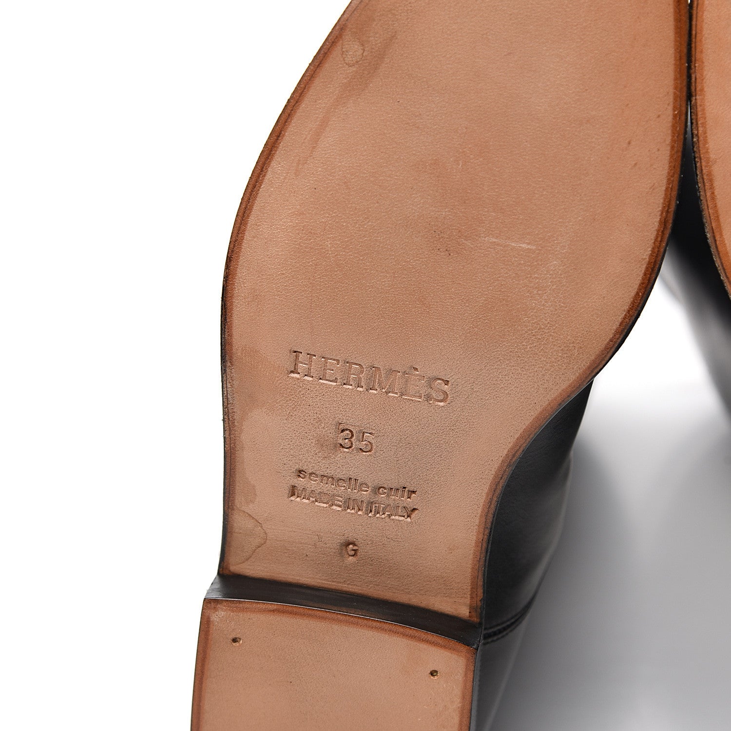 Hermes Box Kelly Jumping Boots 35 Black 6 of 7