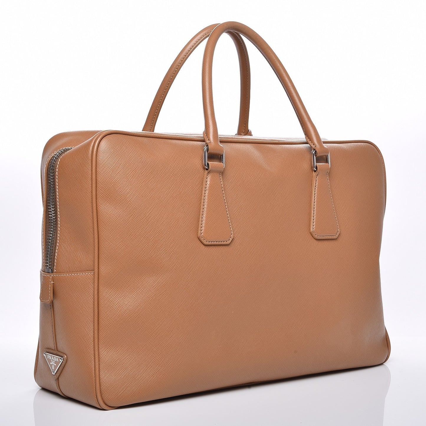 Saffiano Travel Briefcase Beige