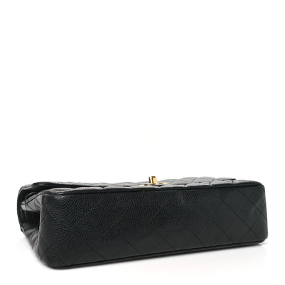 Chanel Caviar Quilted Medium Double Flap Black 4 of 12
