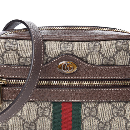 Gucci GG Supreme Monogram Web Mini Ophidia Shoulder Bag Brown 10 of 10