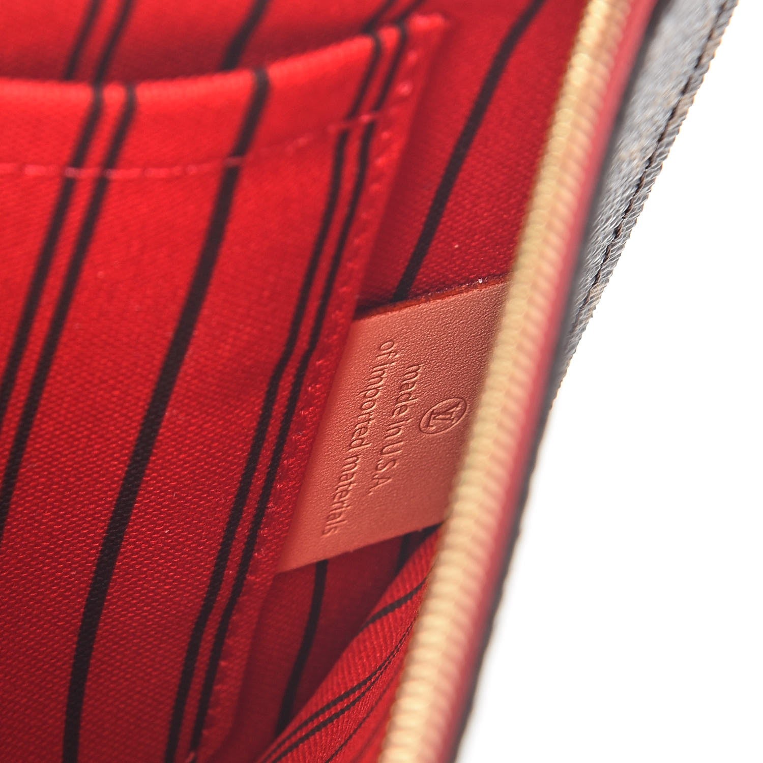 Louis Vuitton Monogram Neverfull MM GM Pochette Cherry 7 of 8