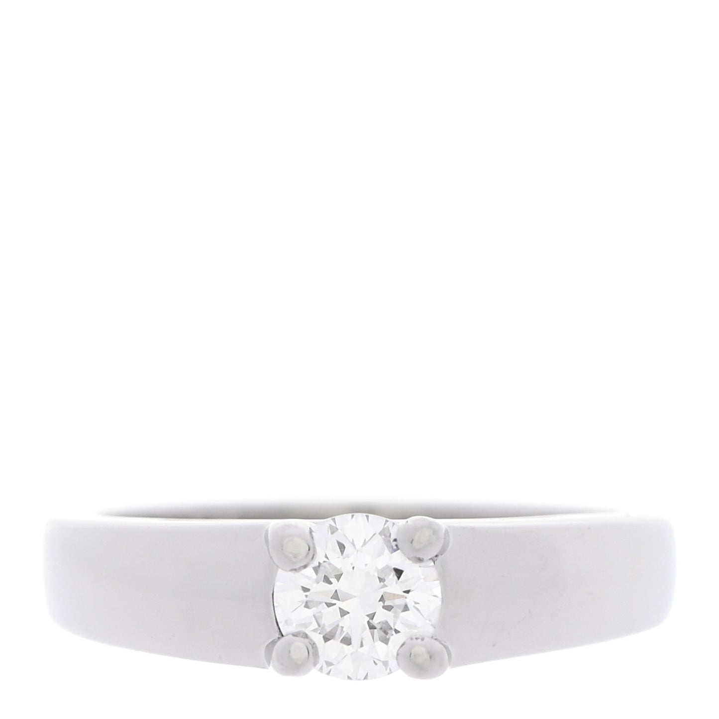 Platinum Diamond .42ct Griffe Solitaire Engagement Ring 48 4.5