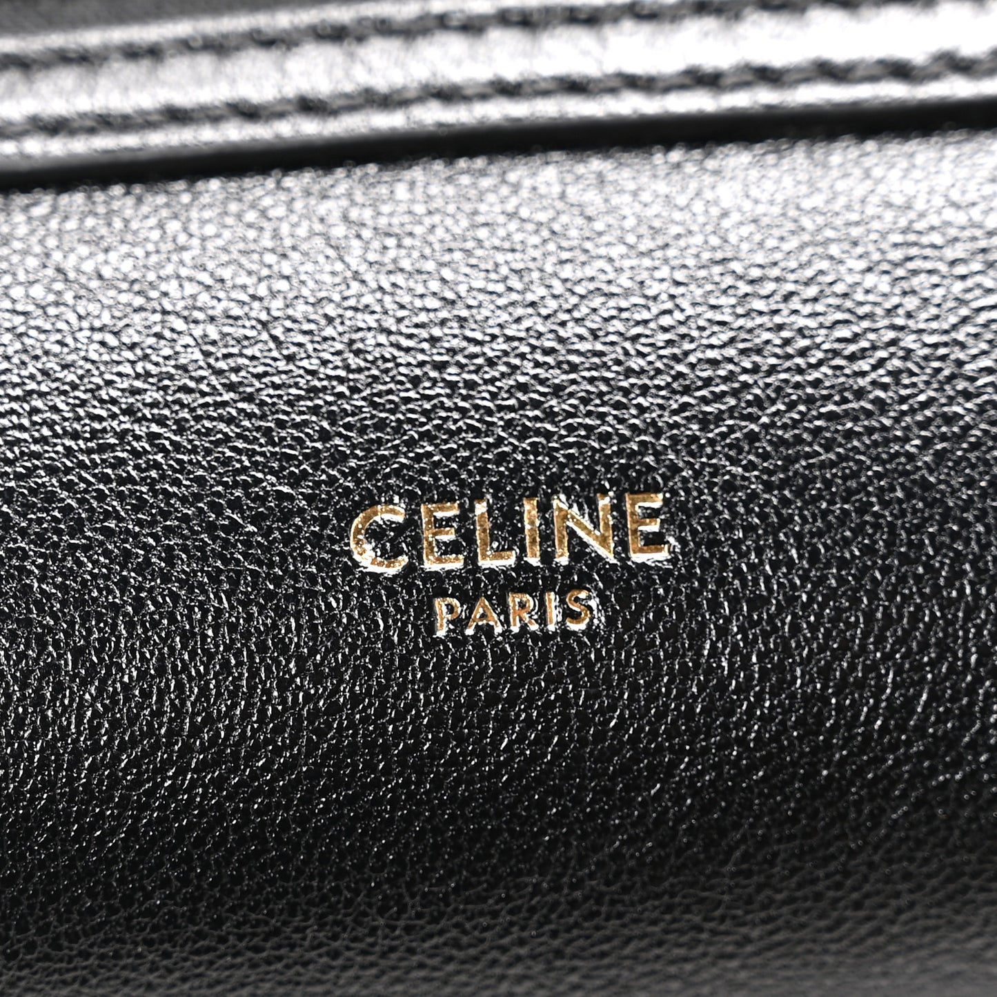 Supple Shiny Lambskin Little New Luggage Black