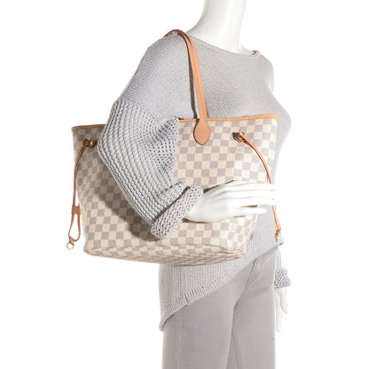 Louis Vuitton Damier Azur Neo Neverfull MM 2 of 10