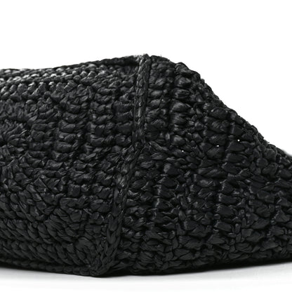 Saint Laurent Raffia Rive Gauche Tote Black 10 of 10